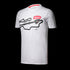 T-shirt bianca da uomo con stampa Mugello sul petto Ducati Corse Elvio, Abbigliamento Sport, SKU a722000175, Immagine 0